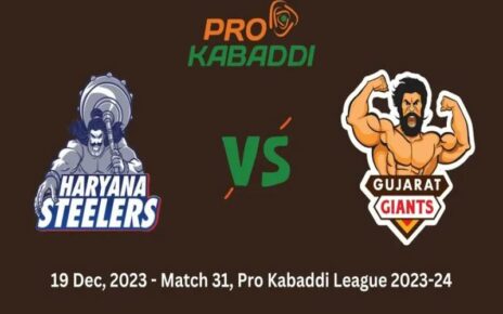 Gujarat Giants vs Haryana Steelers : Probably Playing Sevens, Dream 11 prediction, match Details, Squads