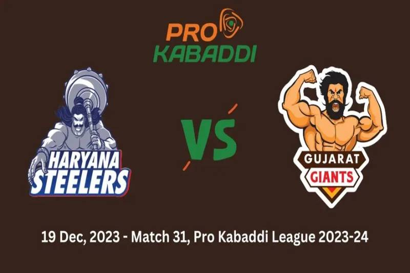 Gujarat Giants vs Haryana Steelers : Probably Playing Sevens, Dream 11 prediction, match Details, Squads